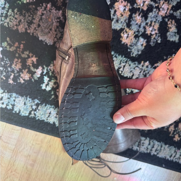 Frye Melissa Tall Classic Brown Leather Lace Up Knee High Equestrian Riding boot - Picture 11 of 11